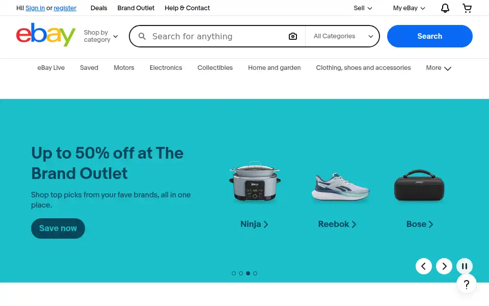 Screenshot of members.ebay.com