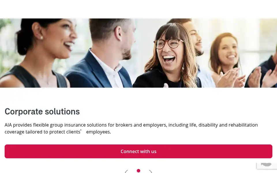 Screenshot of members.health.aia.com.au