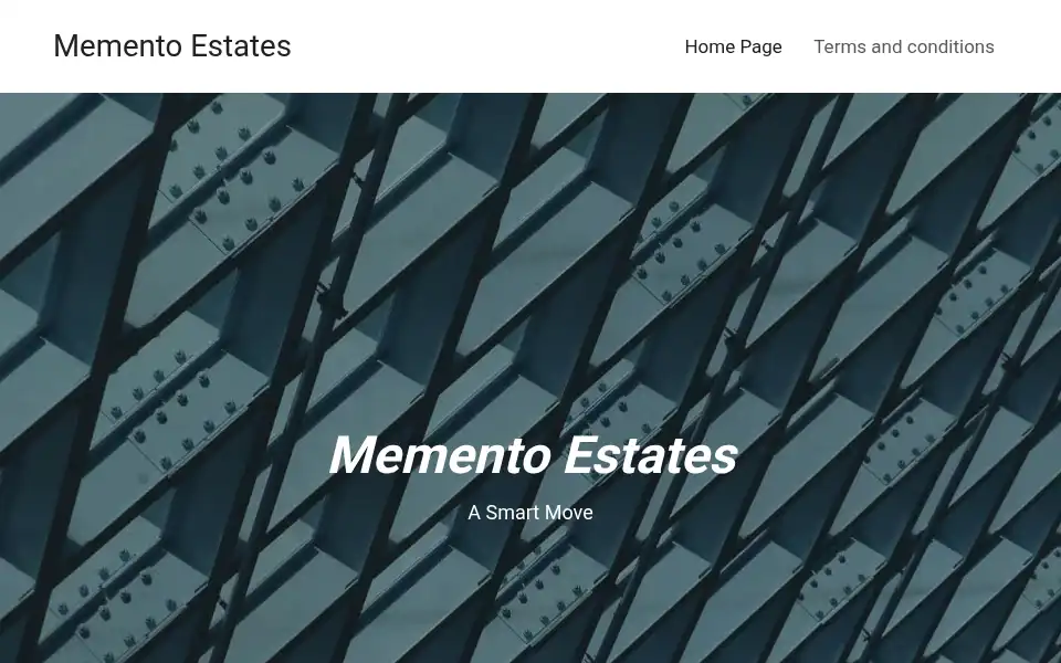 Screenshot of mementoestates.co.uk