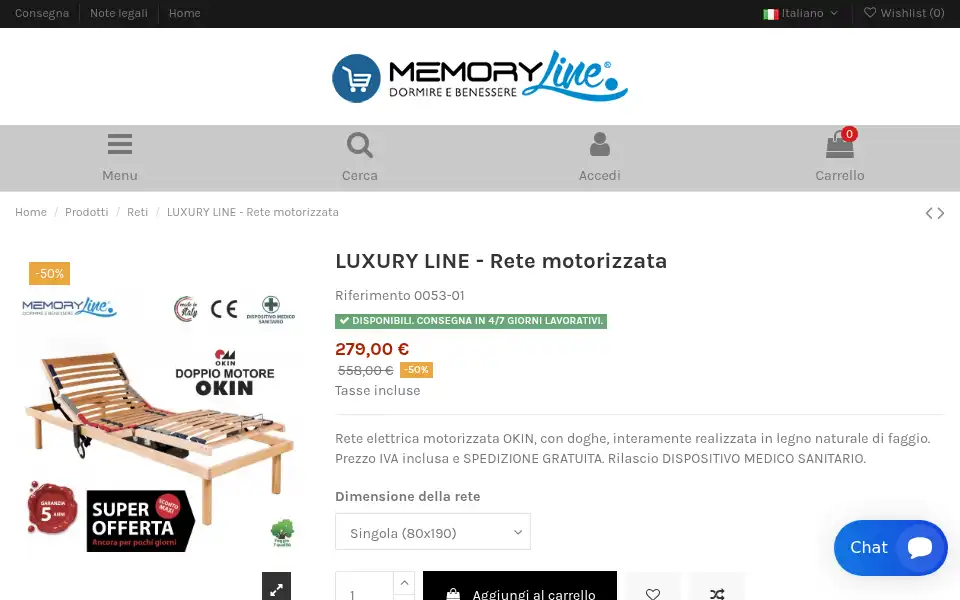 Screenshot of memoryline.shop