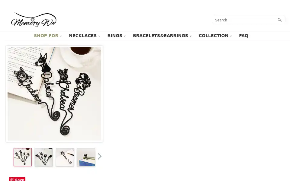 Screenshot of memorywe.com