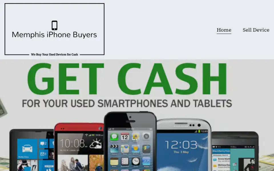 Screenshot of memphisiphonebuyers.com