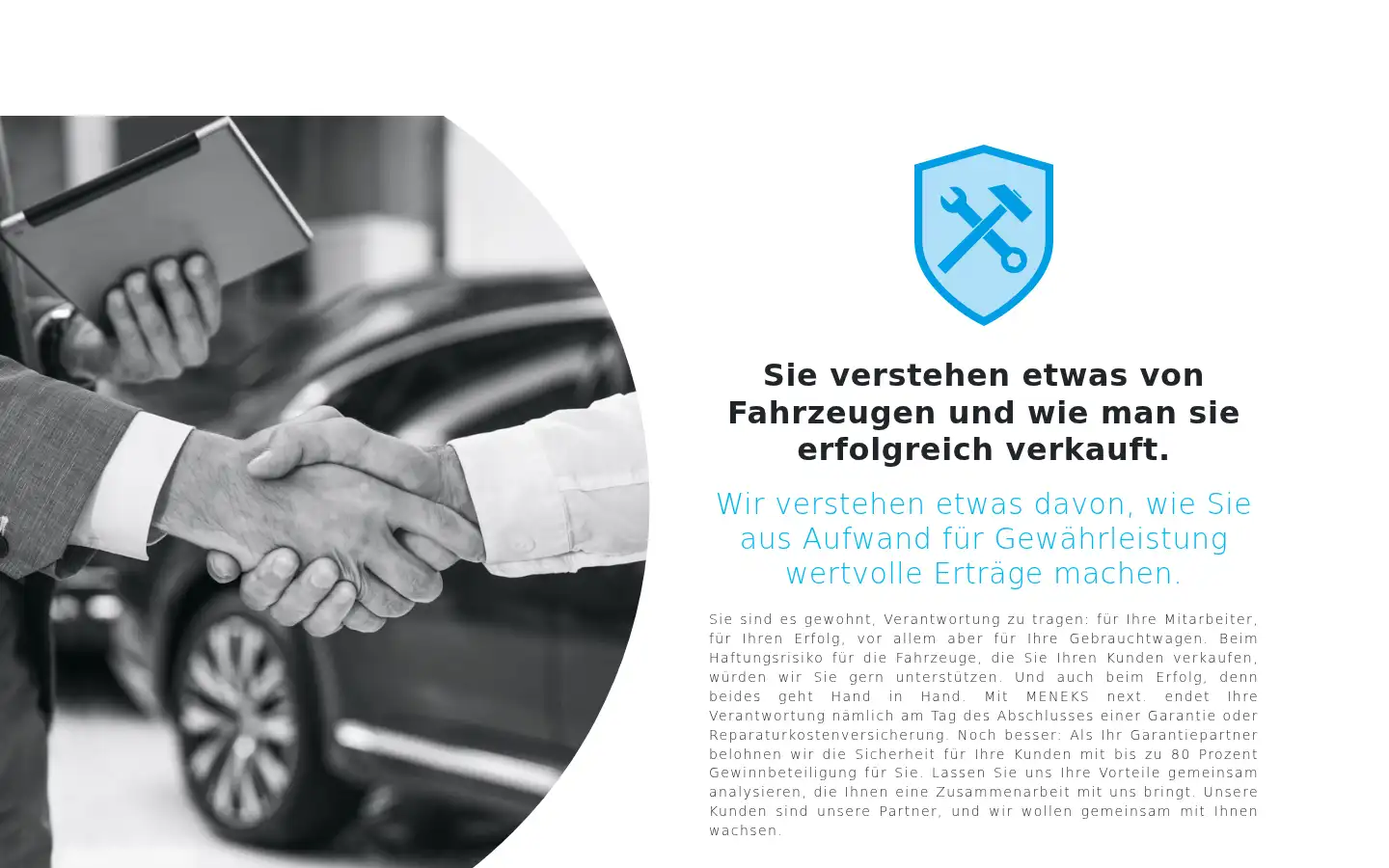Screenshot of meneks-next.de