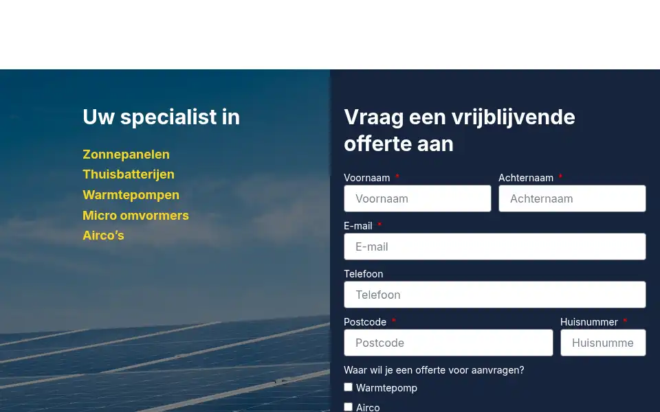 Screenshot of menrinstallatie.nl