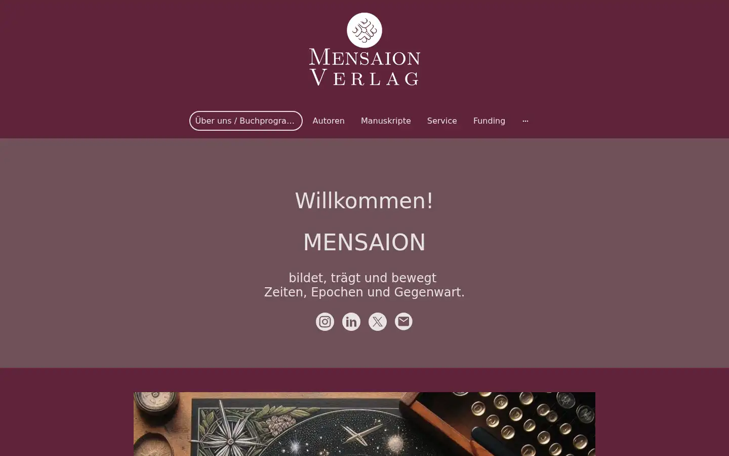 Screenshot of mensaion.de