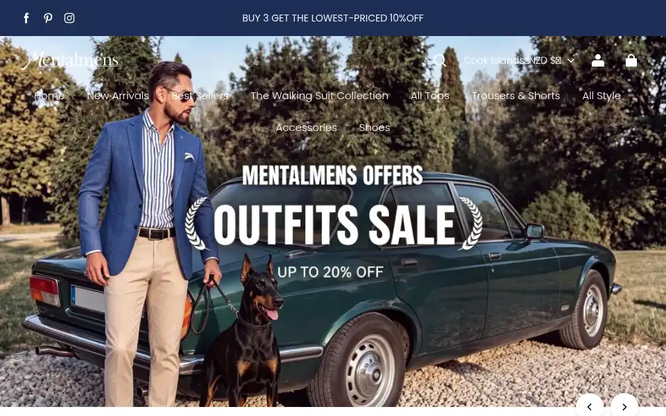 Screenshot of mentalmens.com