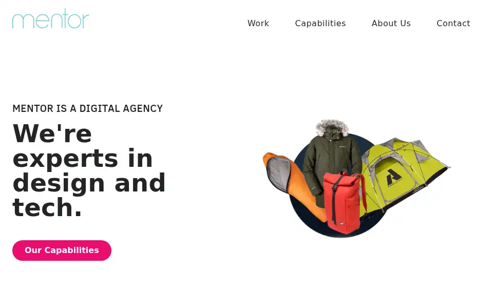 Screenshot of mentorcg.com