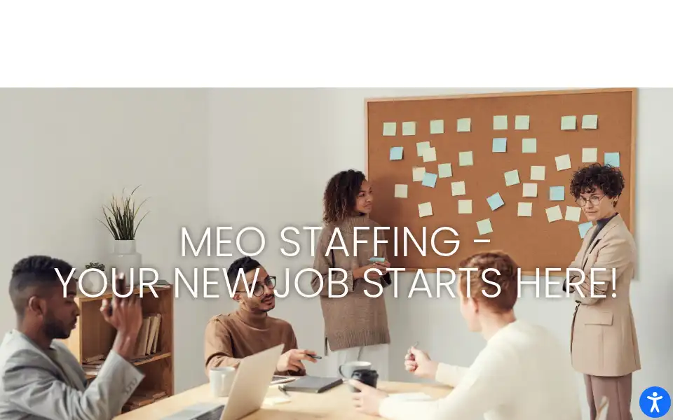 Screenshot of meostaffing.com
