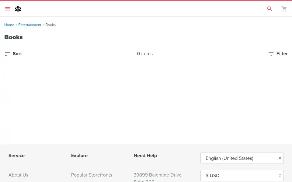 Screenshot of meowthepaws.com