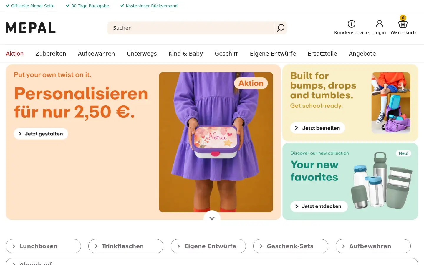 Screenshot of mepal.com