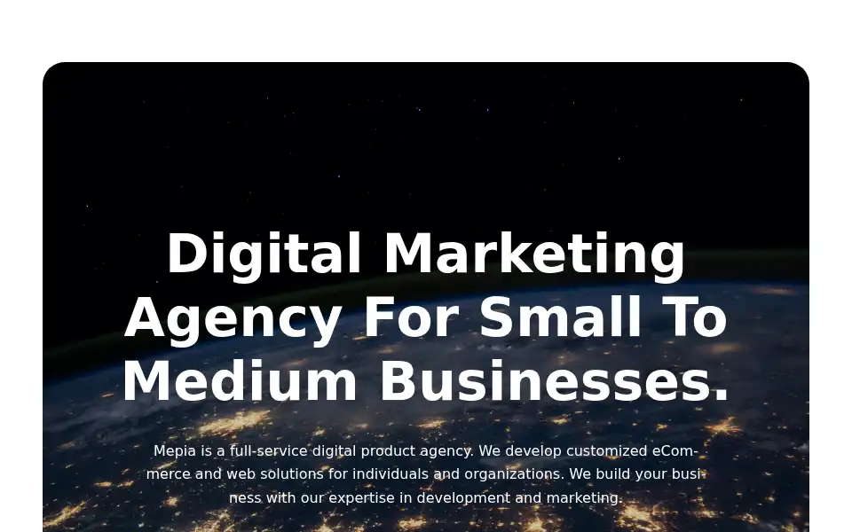 Screenshot of mepia.co.uk