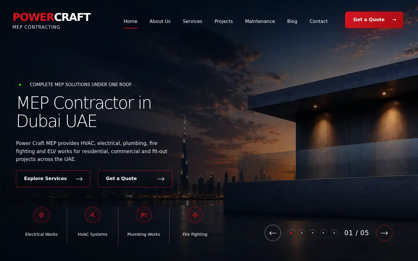 Screenshot of mepuae.com