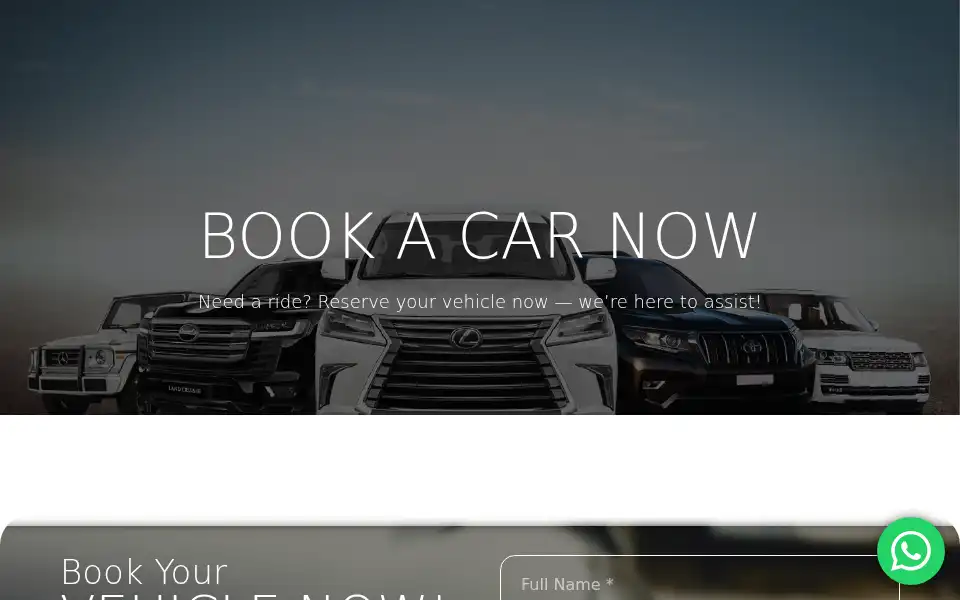 Screenshot of merachauffeur.com