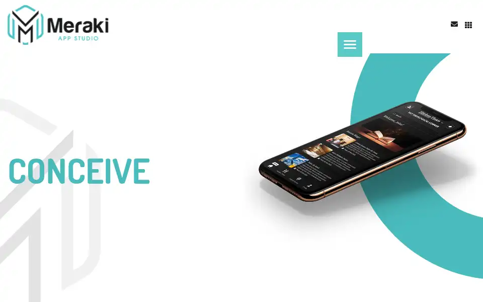 Screenshot of merakiappstudio.com