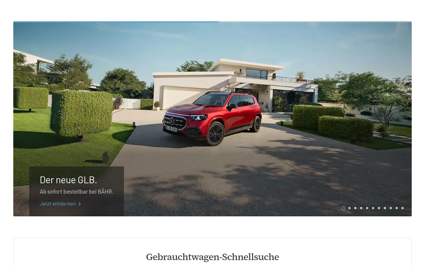Screenshot of mercedes-baehr.de