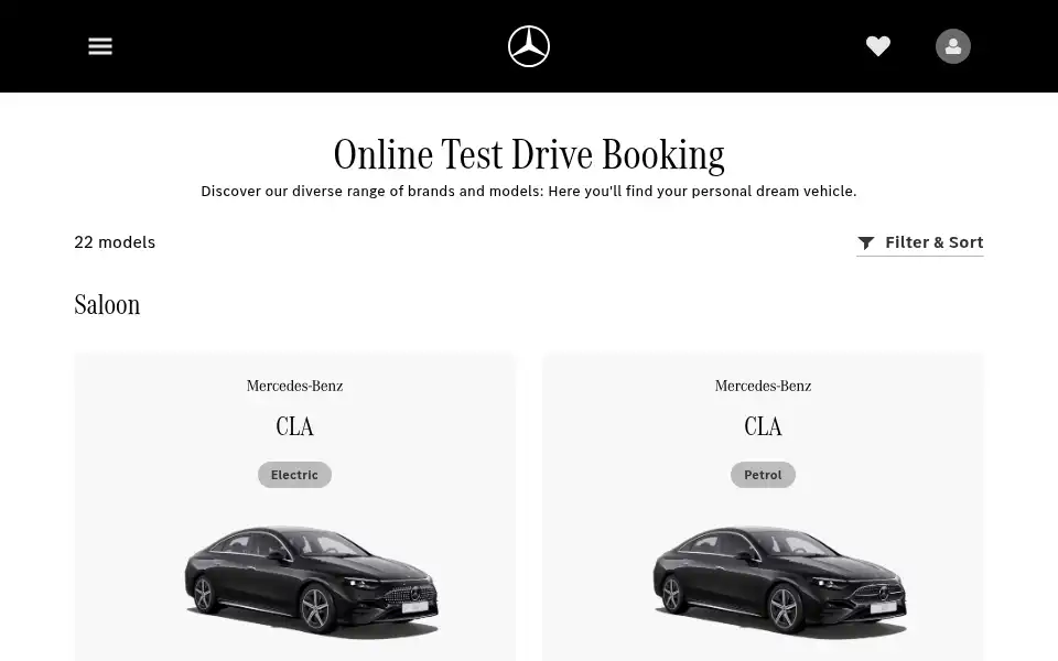 Screenshot of mercedes-benz.com.sg