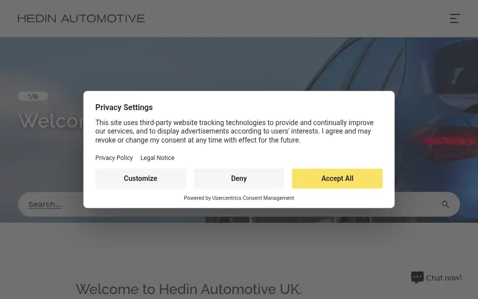Screenshot of mercedes-benzretailgroup.co.uk
