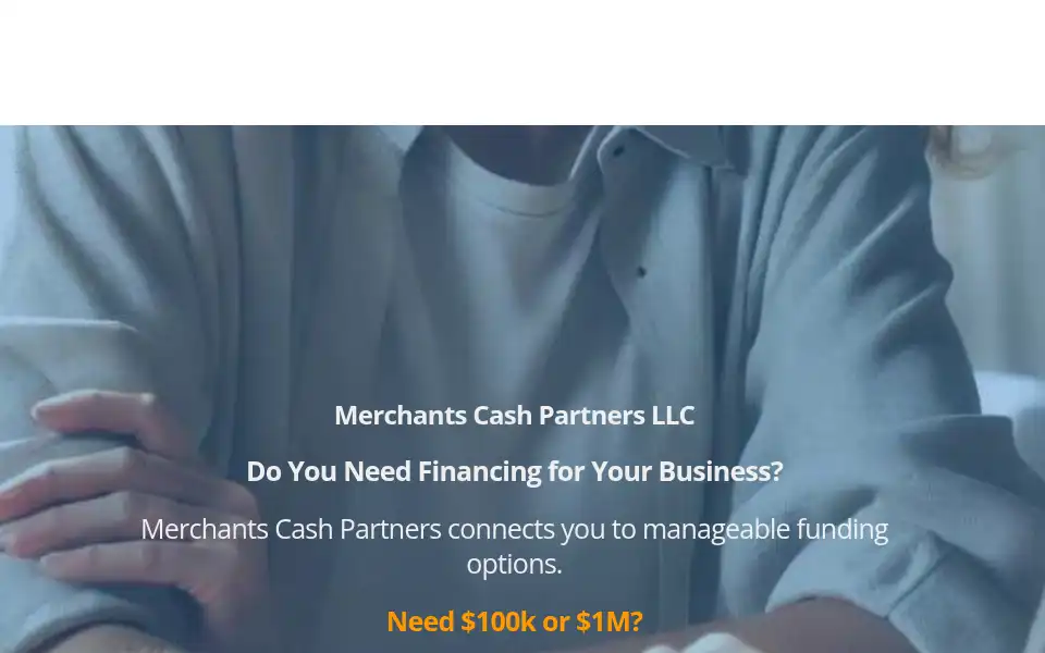 Screenshot of merchantscashpartners.com