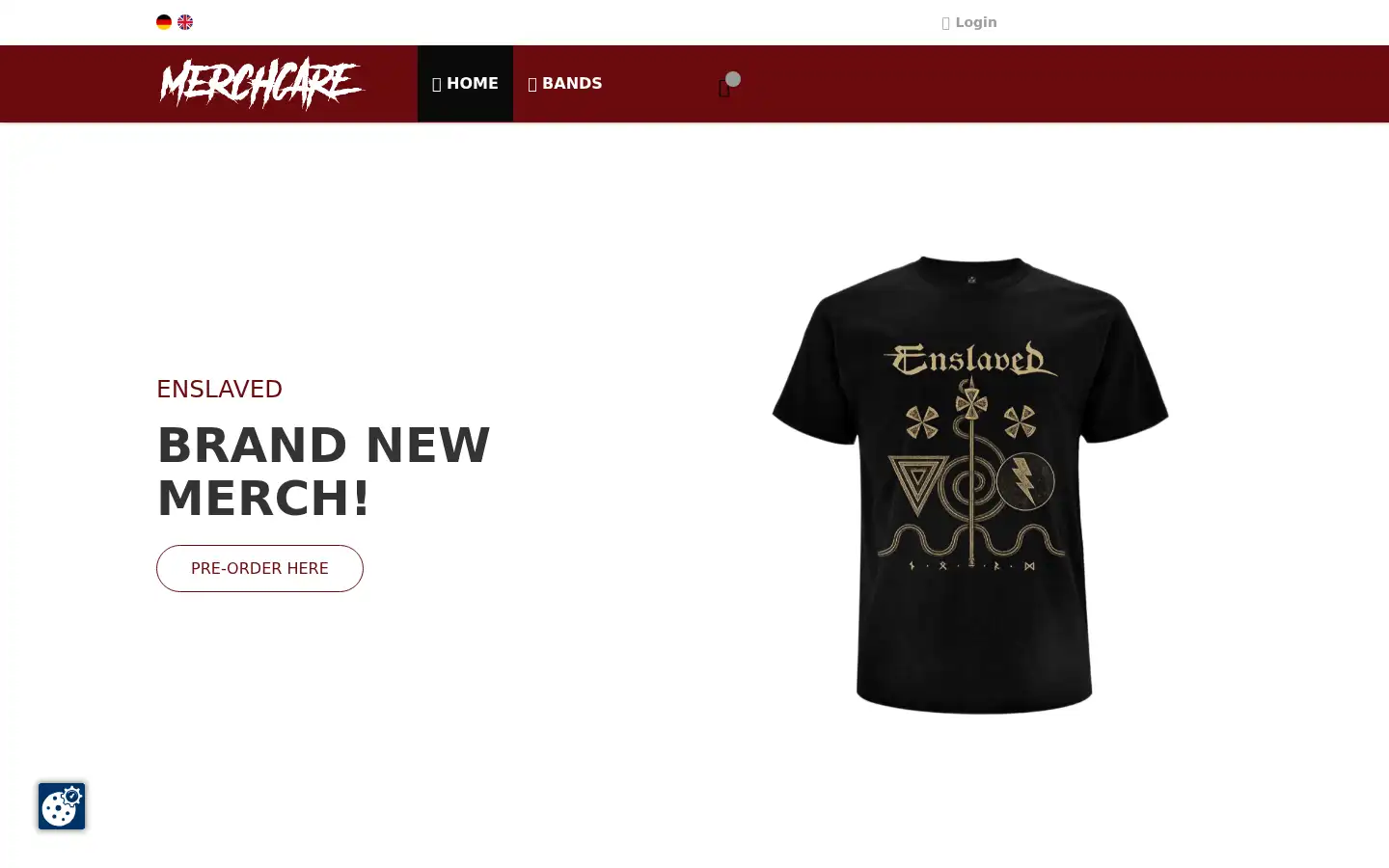 Screenshot of merchcare.de