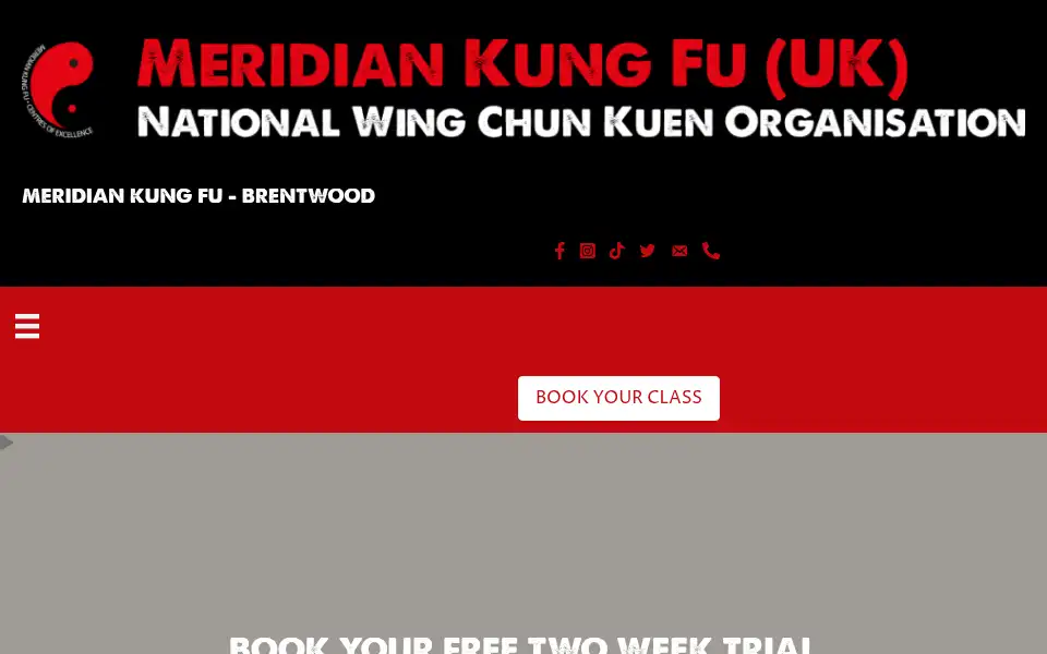 Screenshot of meridianbrentwood.co.uk