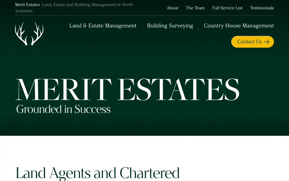 Screenshot of merit-estates.co.uk