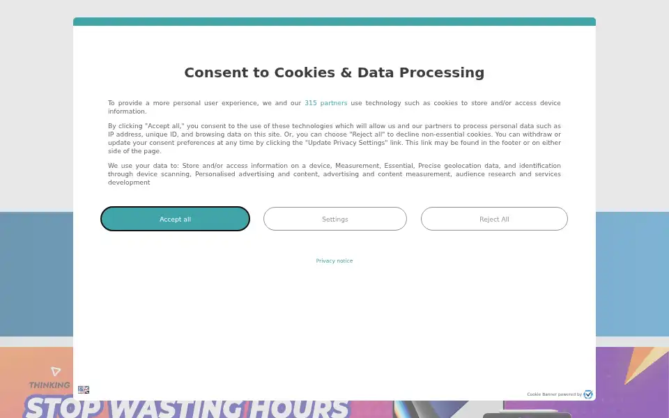 Screenshot of meritmeter.com