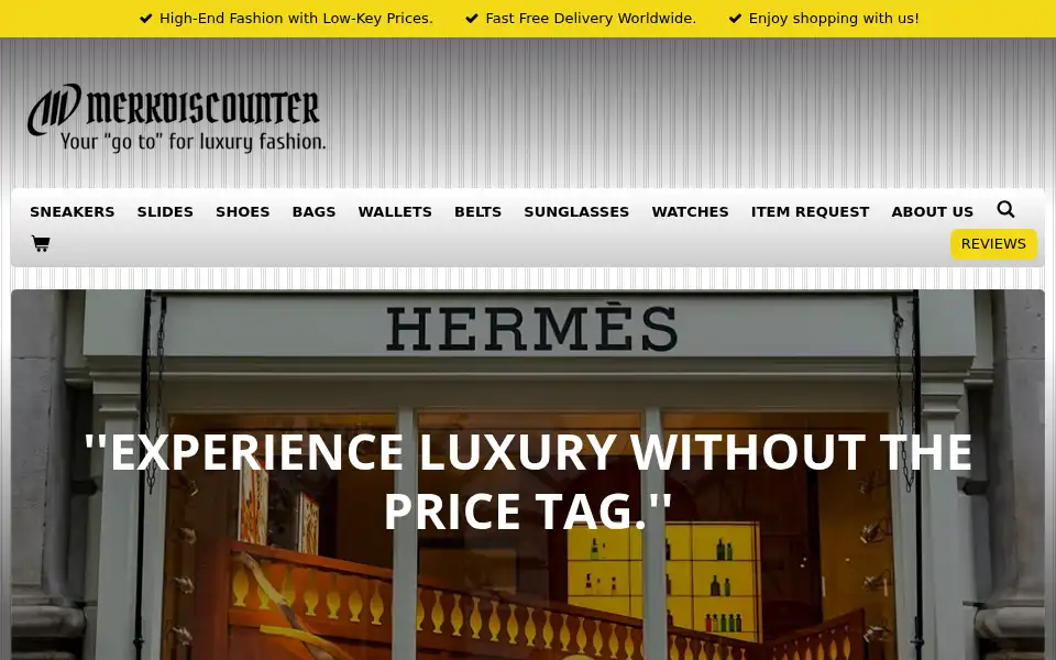 Screenshot of merkdiscounter.nl