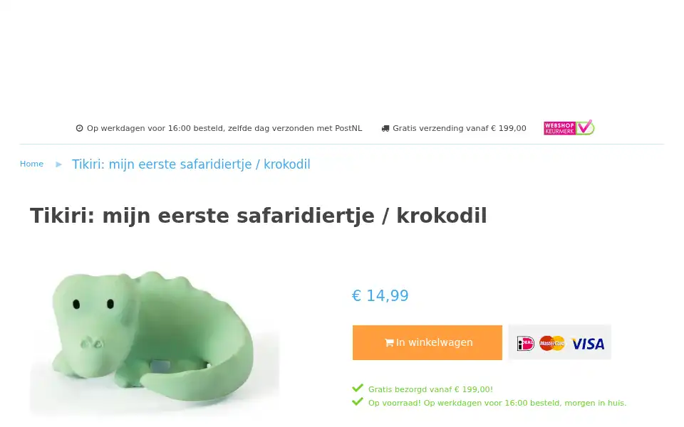Screenshot of merkenspeelgoed.nl