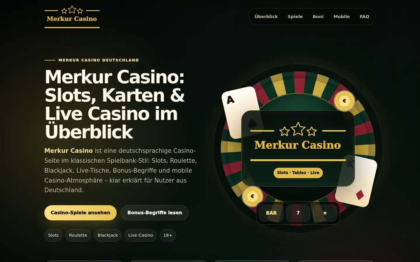 Screenshot of merkur1casino.de
