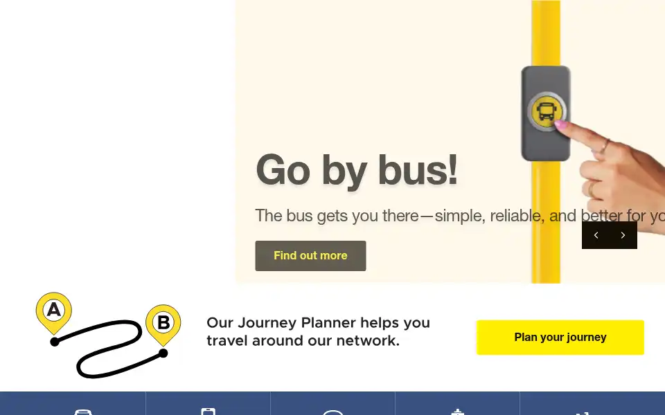 Screenshot of merseytravel.gov.uk