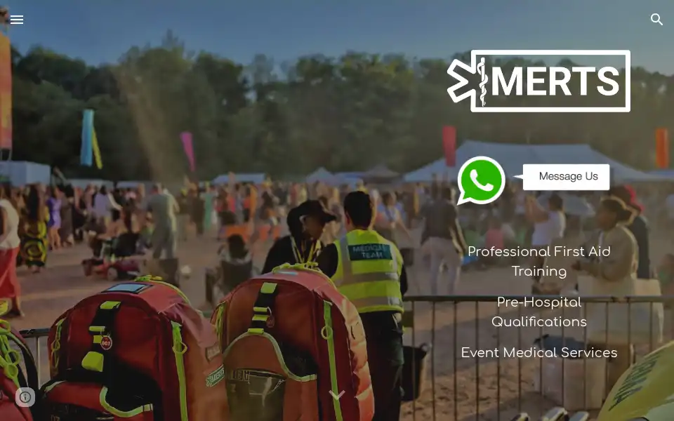 Screenshot of merts.uk