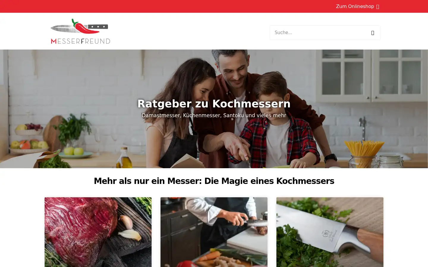 Screenshot of messerfreund.de