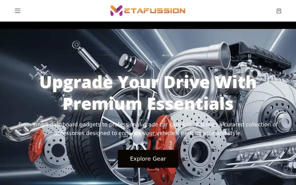 Screenshot of metafussion.com