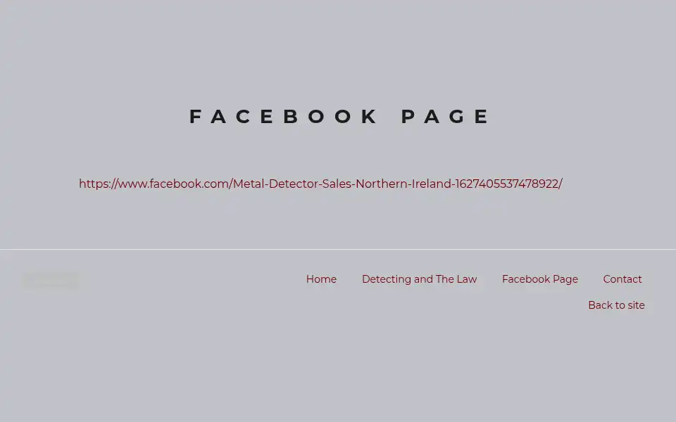 Screenshot of metaldetectorsalesni.com