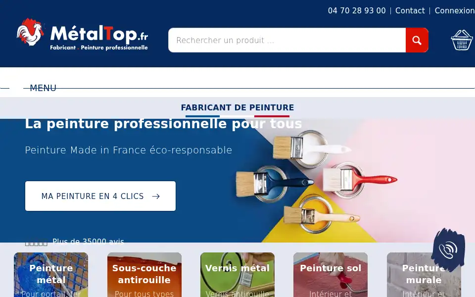 Screenshot of metaltop.fr