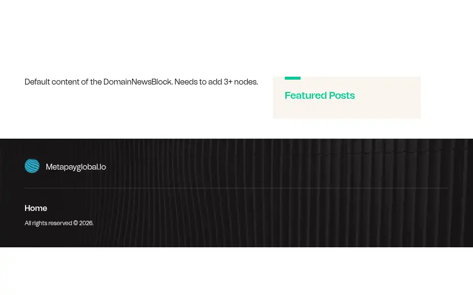 Screenshot of metapayglobal.io
