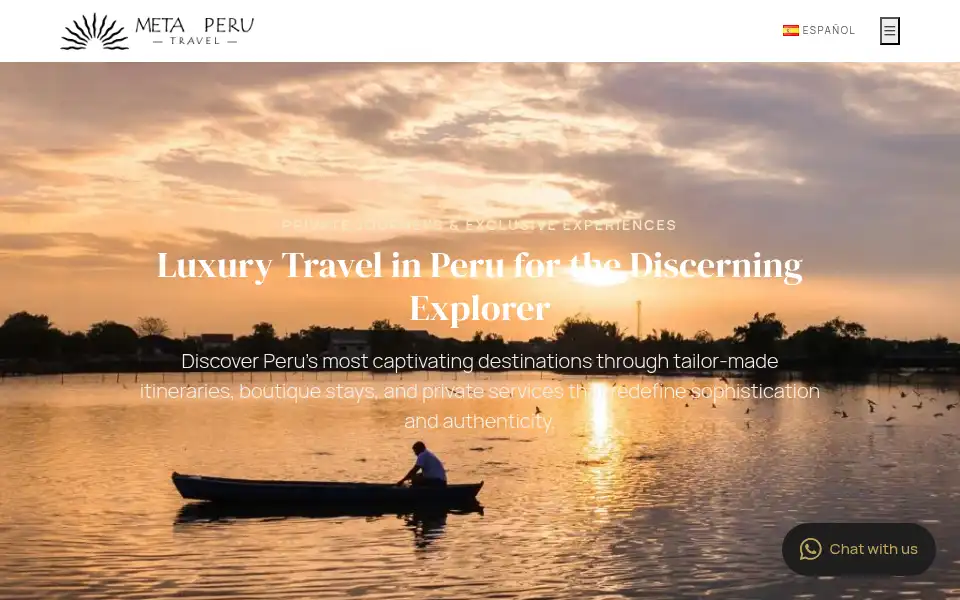 Screenshot of metaperu.travel