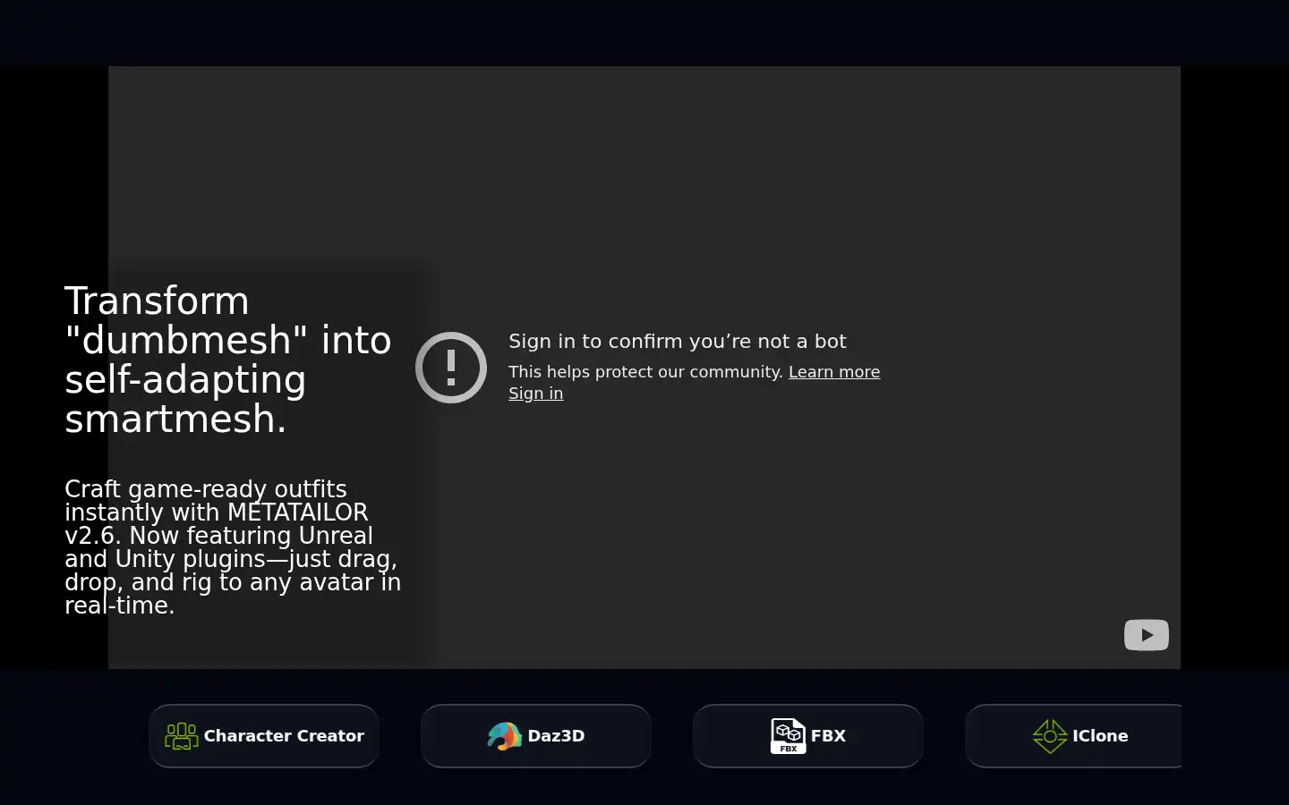 Screenshot of metatailor.app