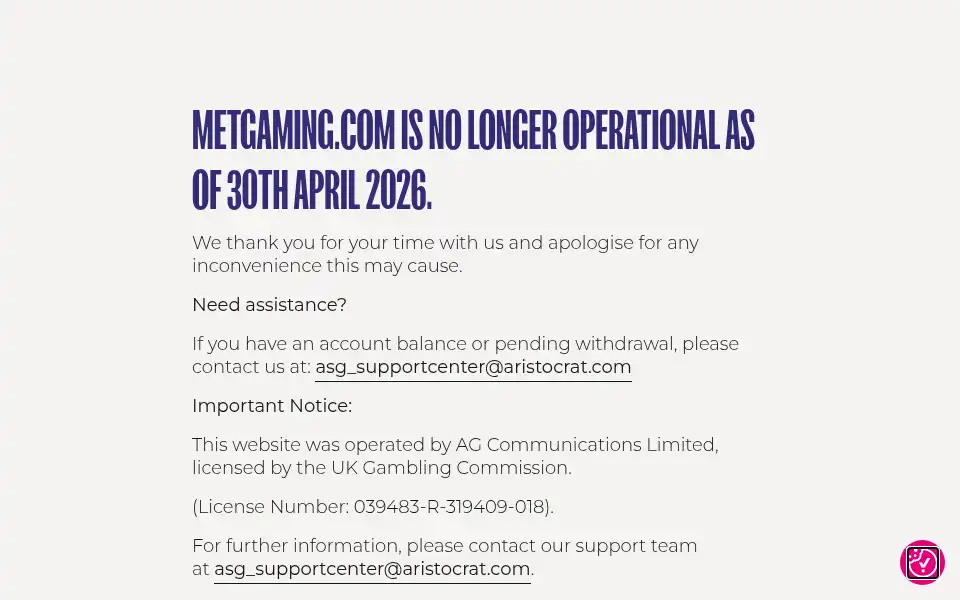 Screenshot of metgaming.com