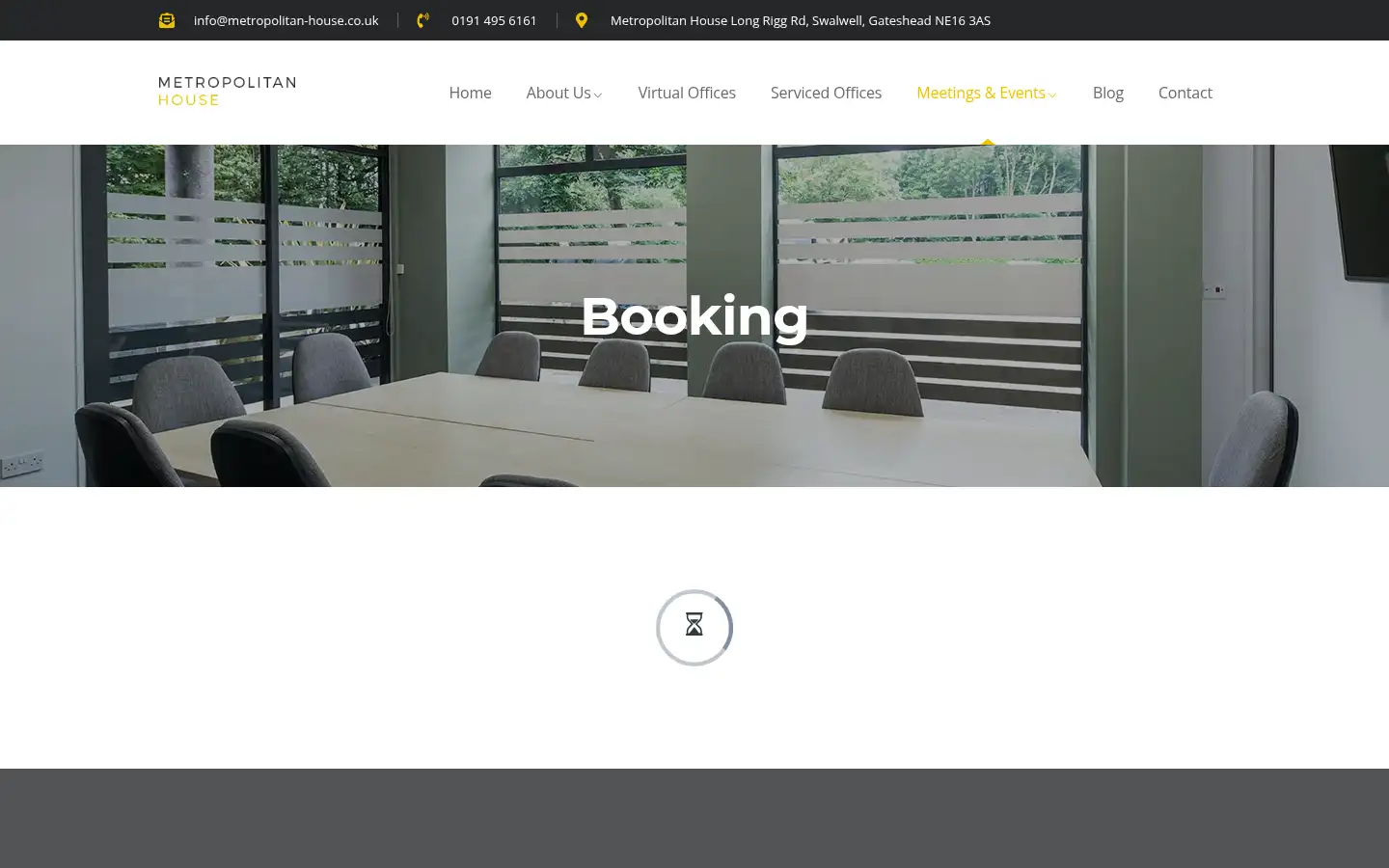 Screenshot of metropolitan-house.co.uk