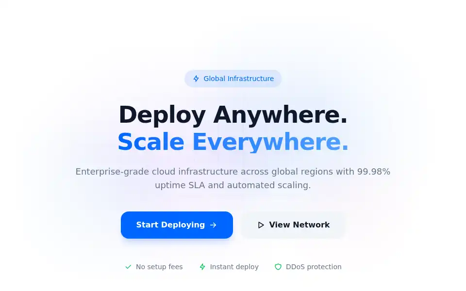 Screenshot of metrovps.com