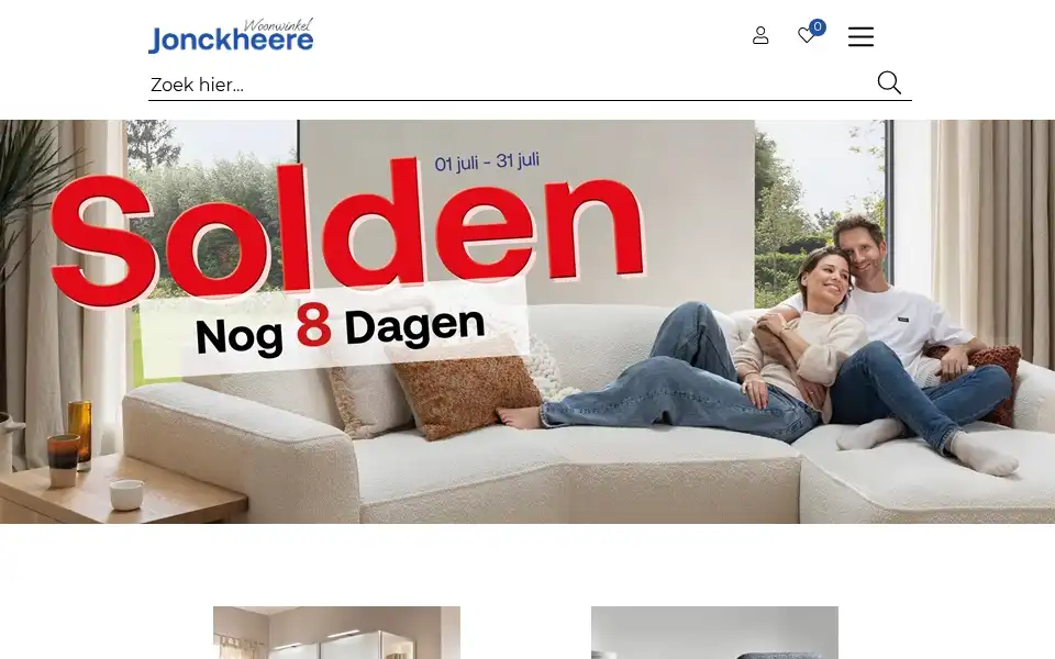 Screenshot of meubelen-jonckheere.be
