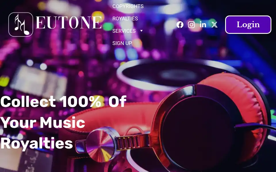 Screenshot of meutone.com