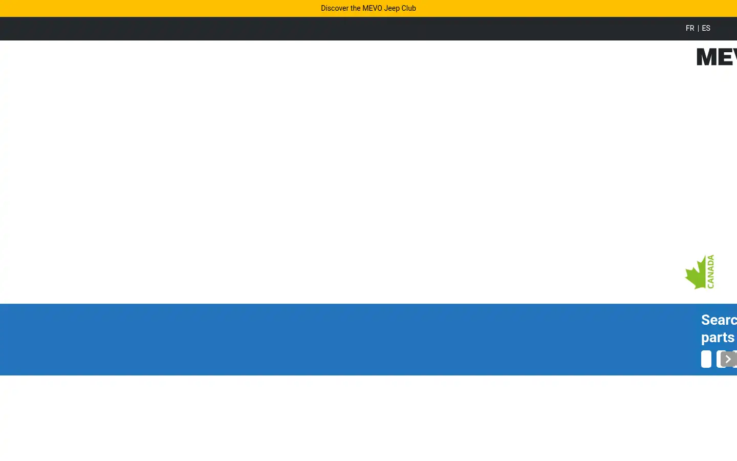 Screenshot of mevotech.com