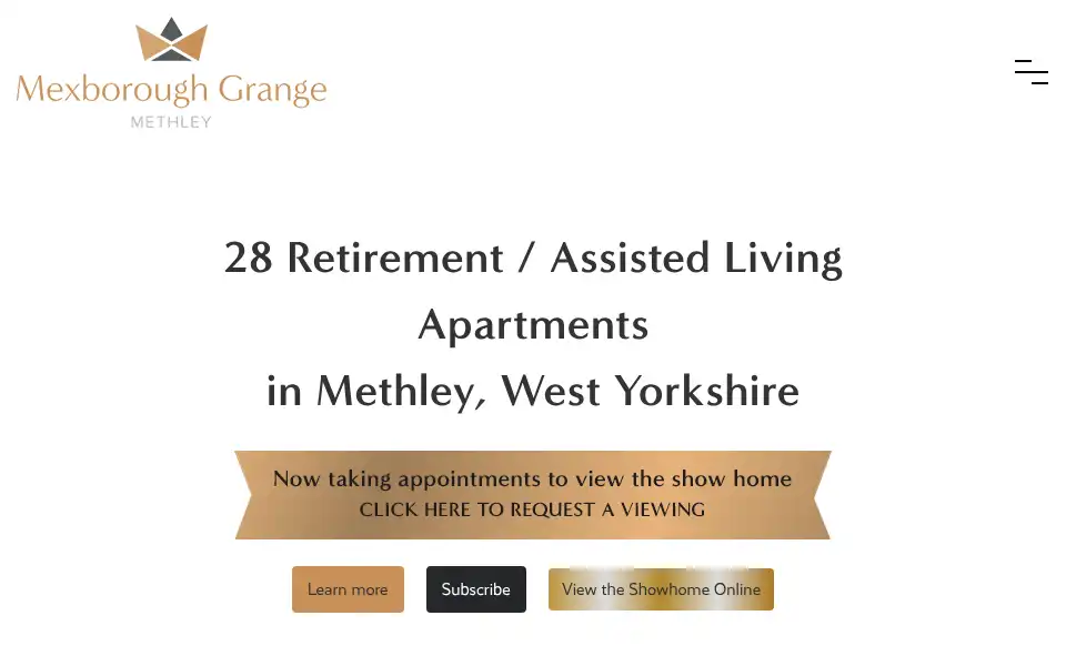 Screenshot of mexboroughgrange.co.uk