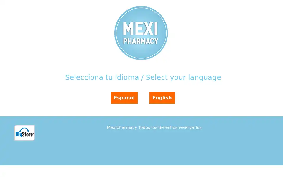 Screenshot of mexipharmacy.mx