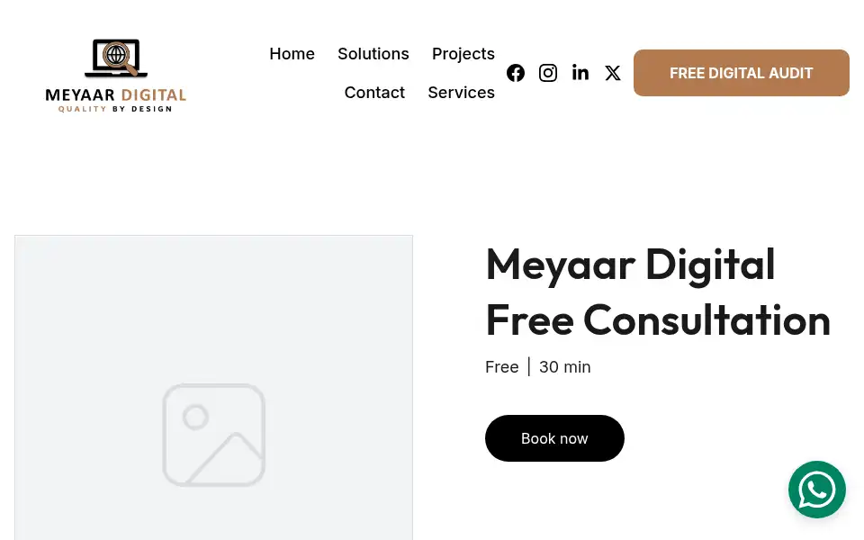 Screenshot of meyaar.co.uk