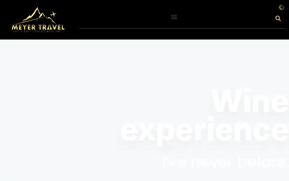 Screenshot of meyer-travel.com