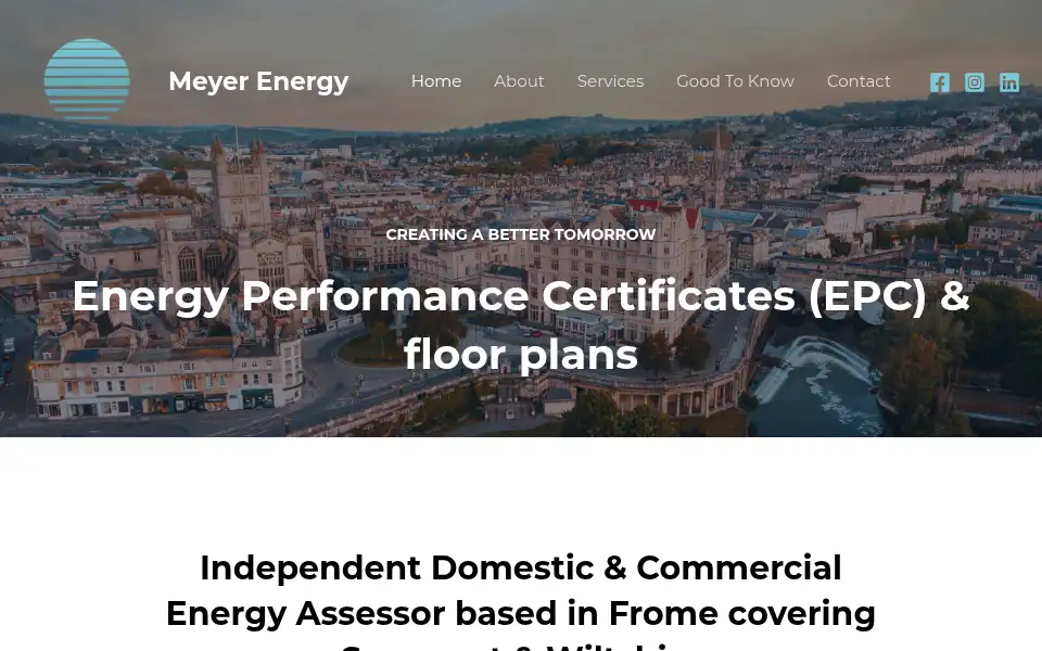Screenshot of meyerenergy.co.uk