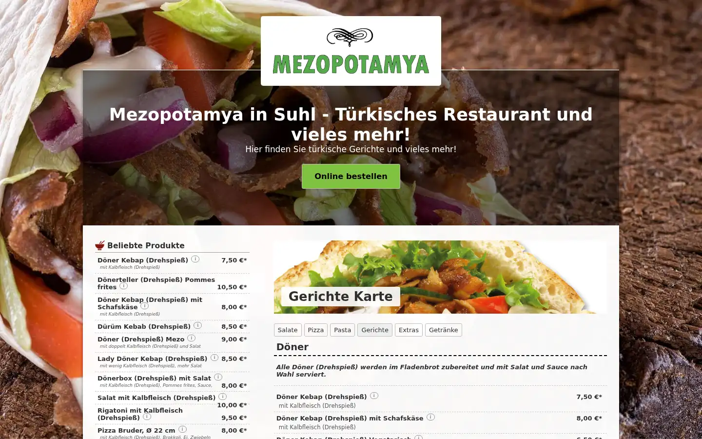 Screenshot of mezopotamya-suhl.de